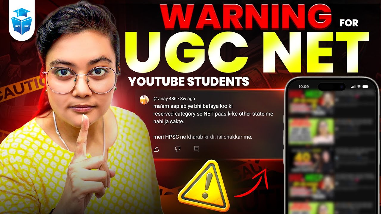 UGC NET Students BEWARE Don't Miss This 😱 Aditi Mam JRFAdda