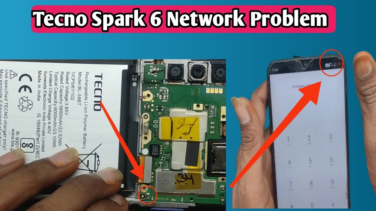 ✔️Проблема с сетью Tecno Spark 6 ||Мобильная сеть Tecno недоступна | Решение для мобильной сети T...