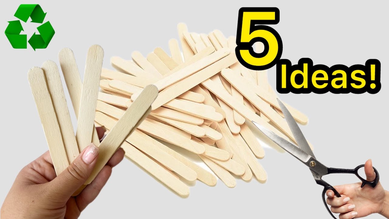 5 DIY Ice cream Stick Craft Ideas | Surprising Popsicle Stick Life Hacks | Best out of waste