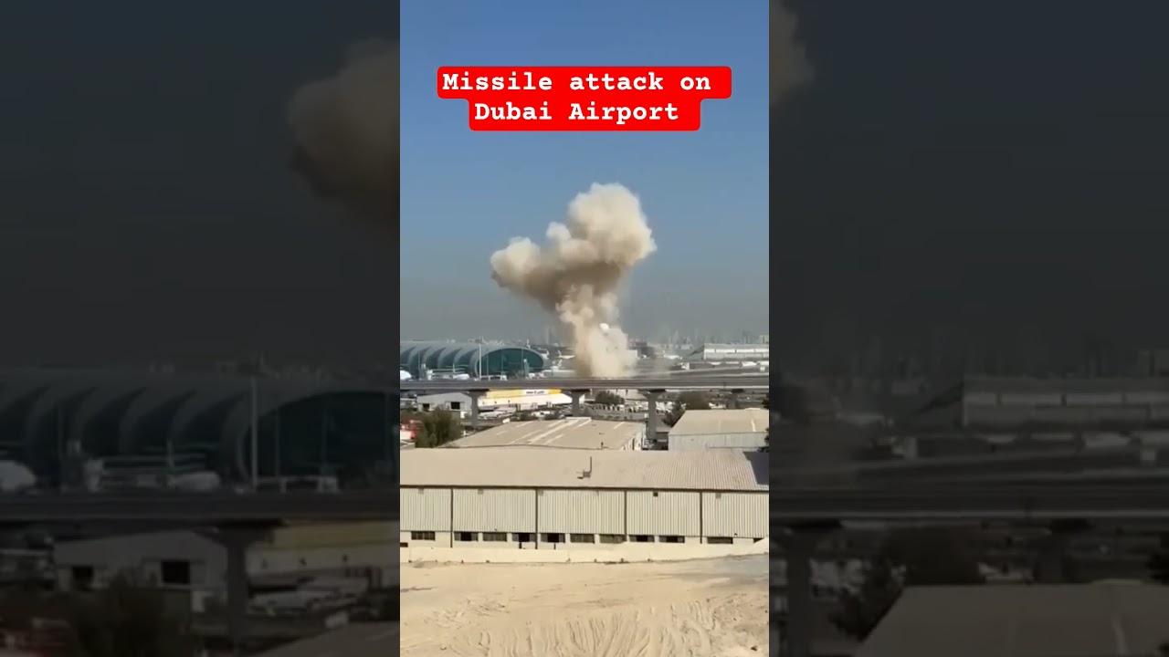 Missile attack on Dubai Airport            #shorts