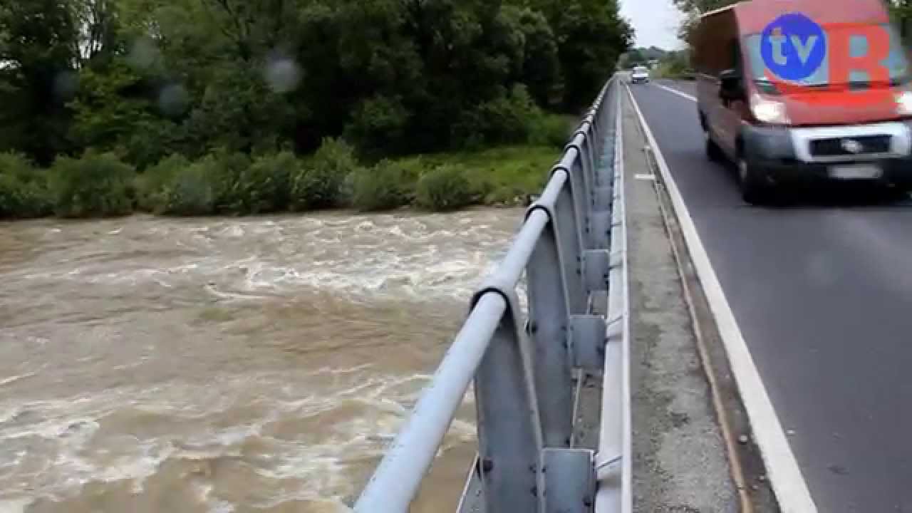 Brzeszcze - Jawiszowice - Zasole: 16 maja 2014 - zagrożenie powodziowe