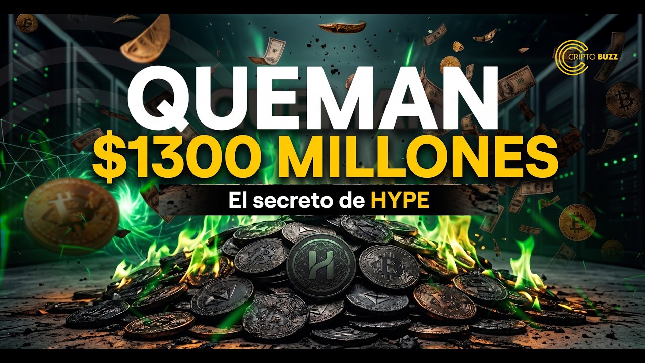 🤯 &iexcl;COMO HYPERLIQUID quema m&aacute;s de $1300 MILLONES EN HYPE! (2026)🚨
