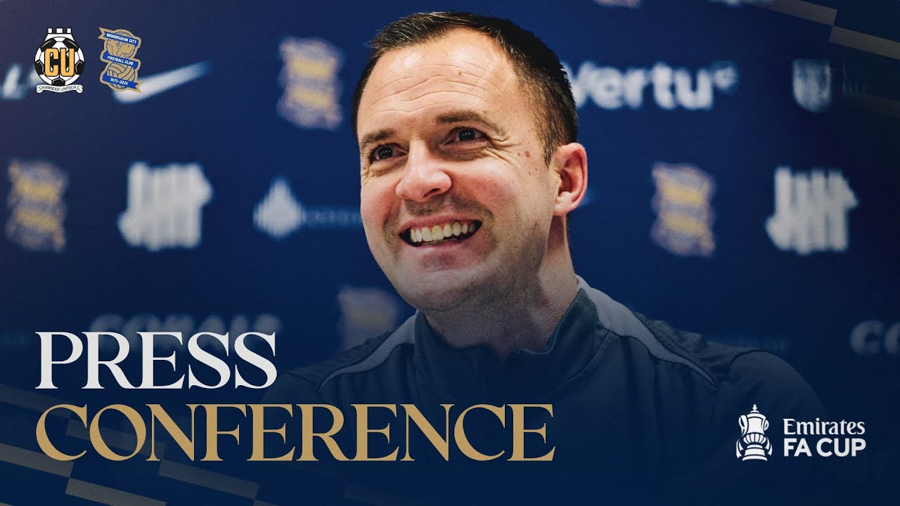 Press Conference | Chris Davies | Cambridge United v Birmingham City | FA Cup Third Round