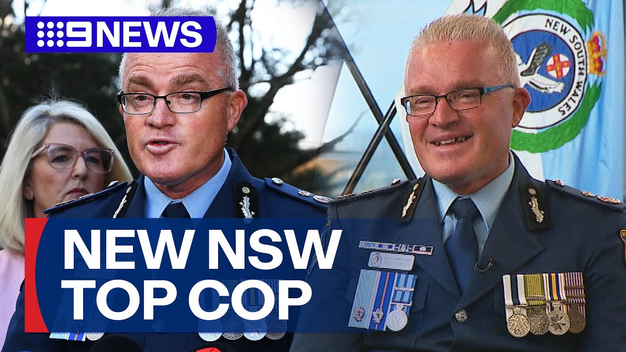 Mal Lanyon has been declared NSW&rsquo;s new police commissioner | 9 News Australia