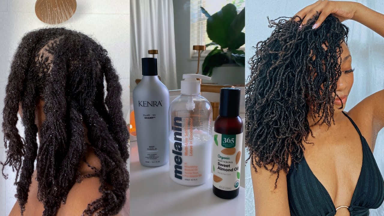 my NEW Wash Day Routine for DIY Microlocs | TyKara Ann