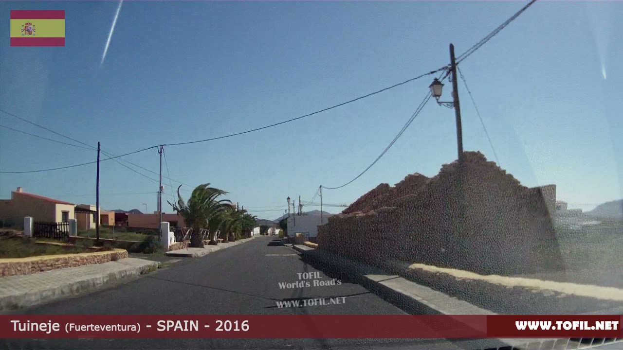 Tuineje ( Fuerteventura ) SPAIN 2016 Dashcam Driving Movies WWW.TOFIL.NET