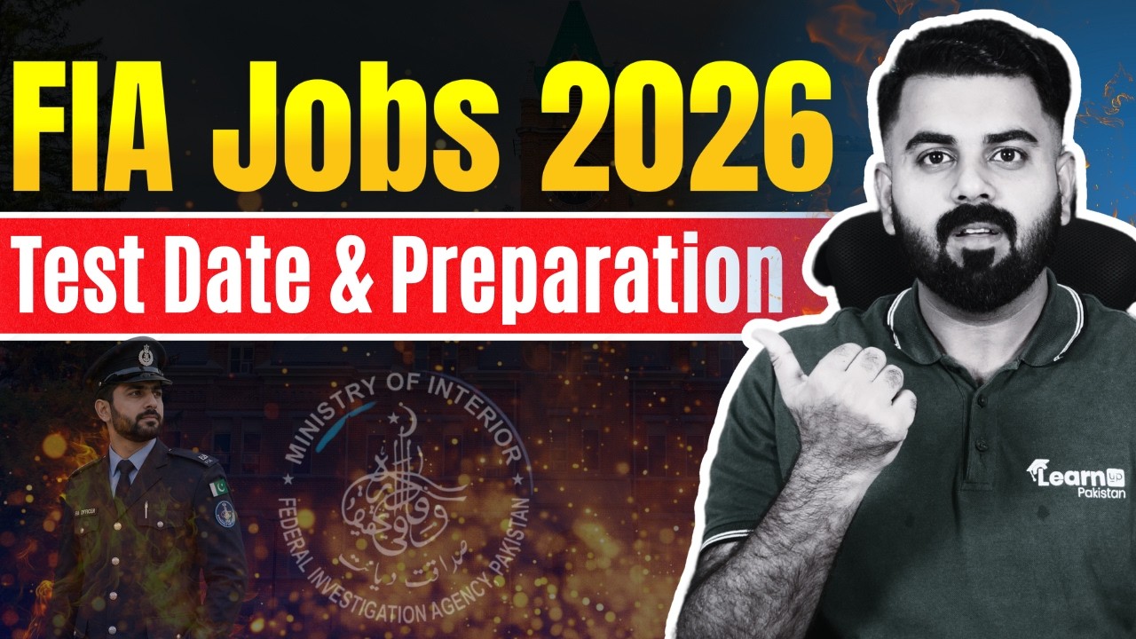 FIA Jobs 2026 | Sub Inspector, ASI & Constable FIA Jobs | LearnUp Pakistan
