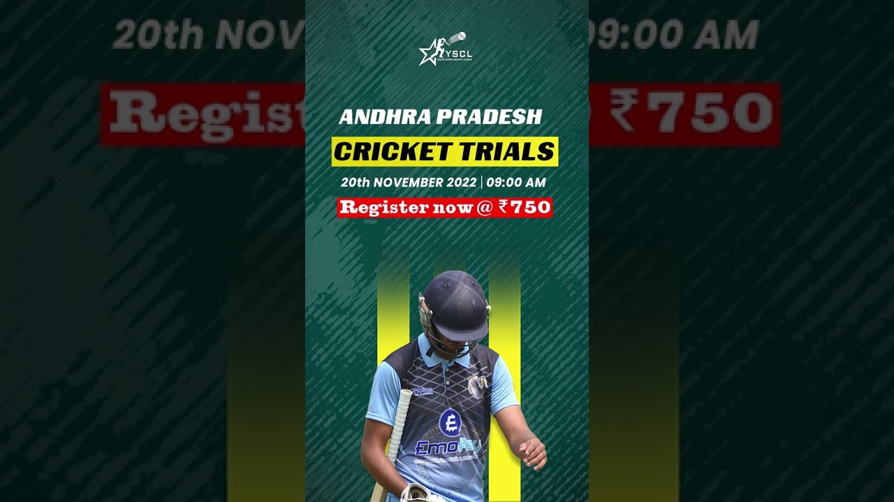 Andhra Pradesh Cricket Trials | Biggest Cricket Talent Hunt | YSCLeague | Cricket