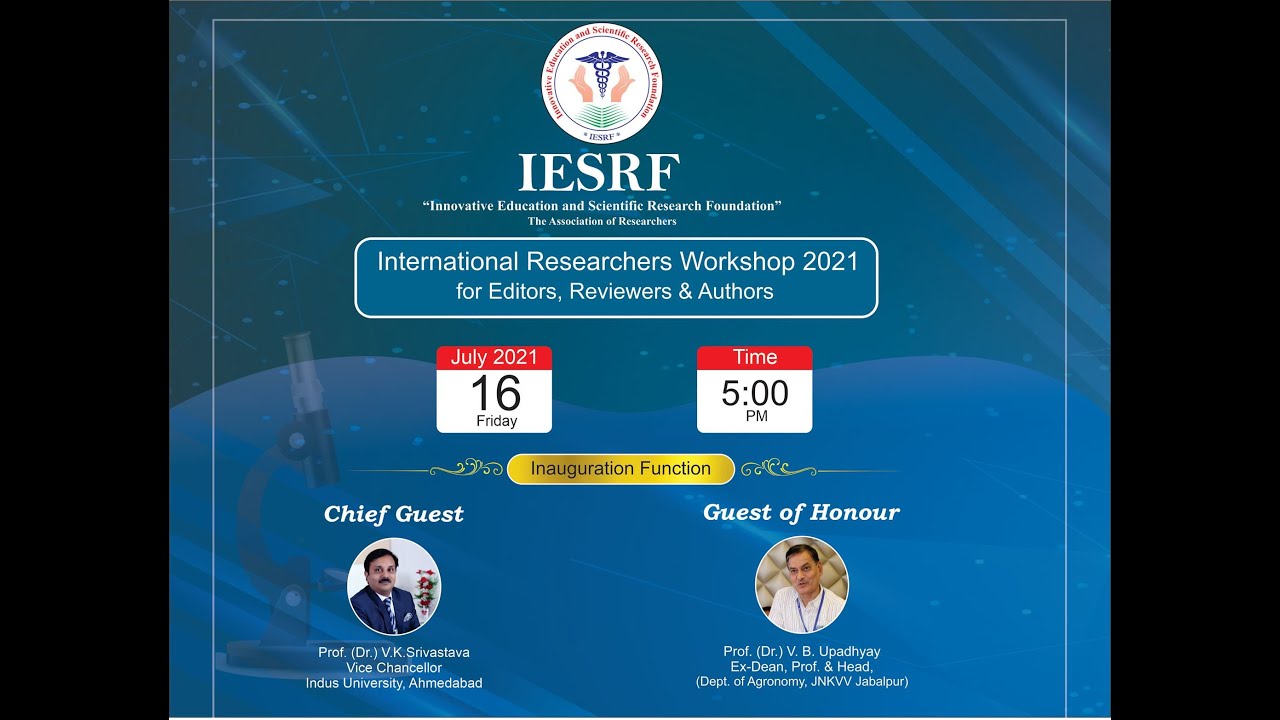IESRF International Researchers Workshop 2021