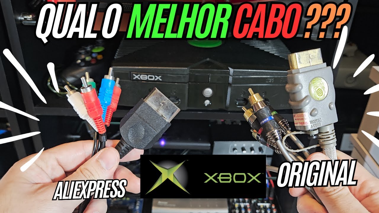 Cabo Componente de R$400 vs R$40 no Xbox Clássico – Qual é Melhor?