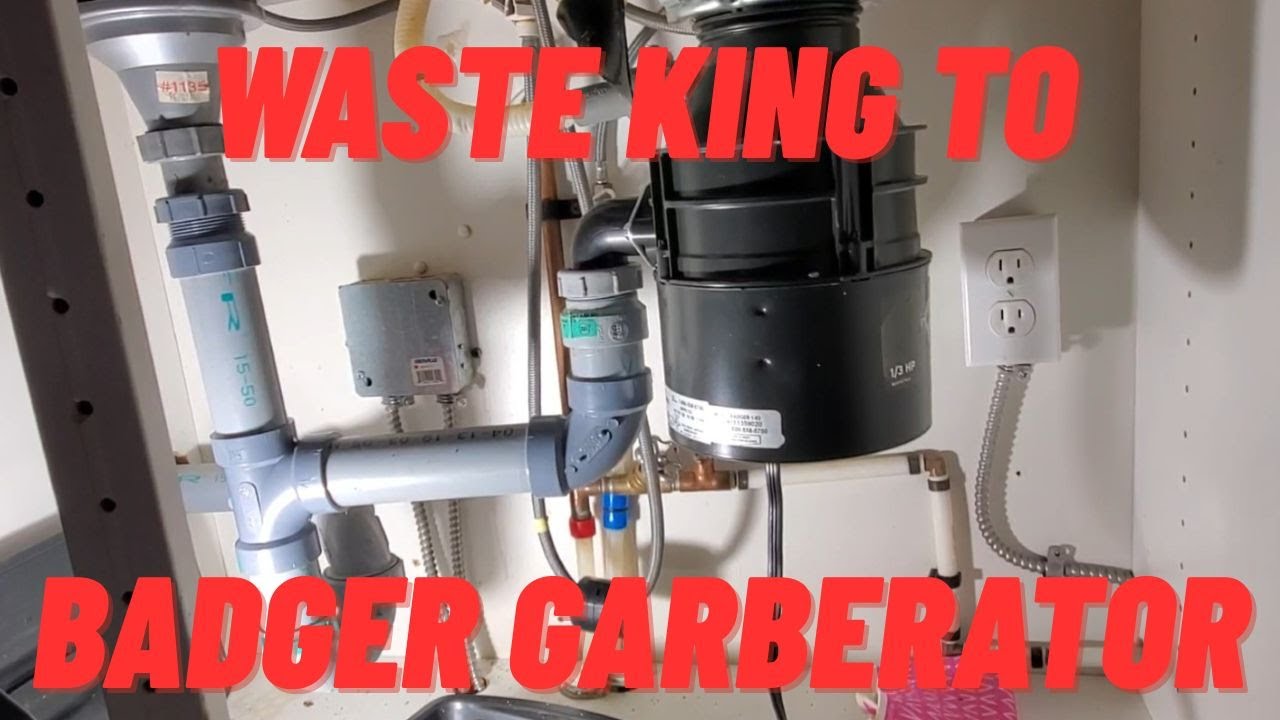 Компания Waste King устанавливает измельчитель пищевых отходов Badger.