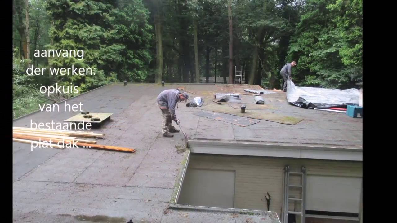 Constructa GP plat dak 175 m² isolatie 16 cm dikte, koepel, dakgootbekleding & roofingwerken