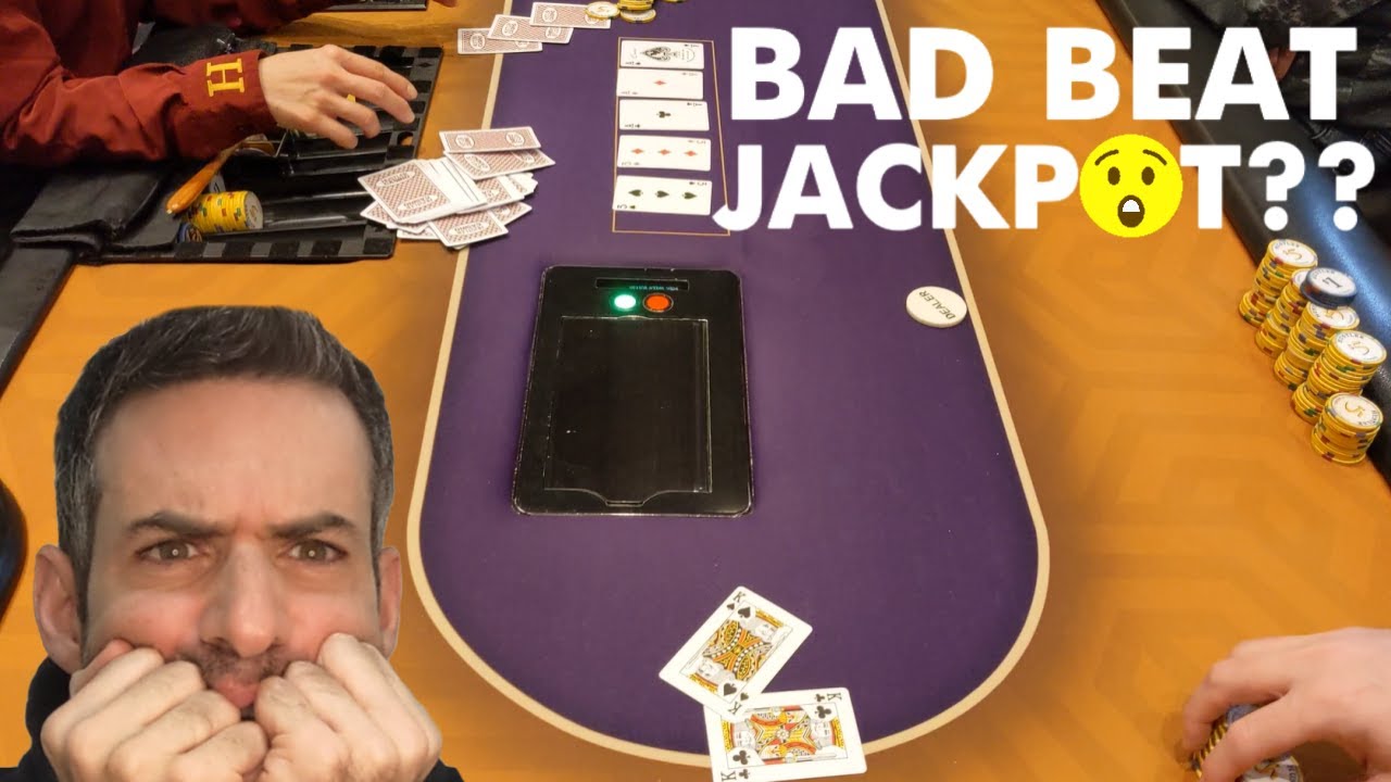 My First Bad Beat Jackpot?!? #poker (Episode 10)