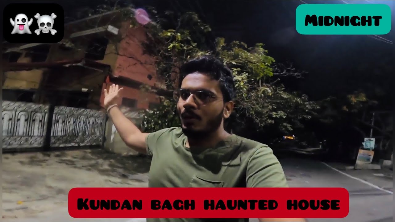 Kundan Bagh haunted house👻☠️😵😳 in the midnight | Hyderabad Vlogs