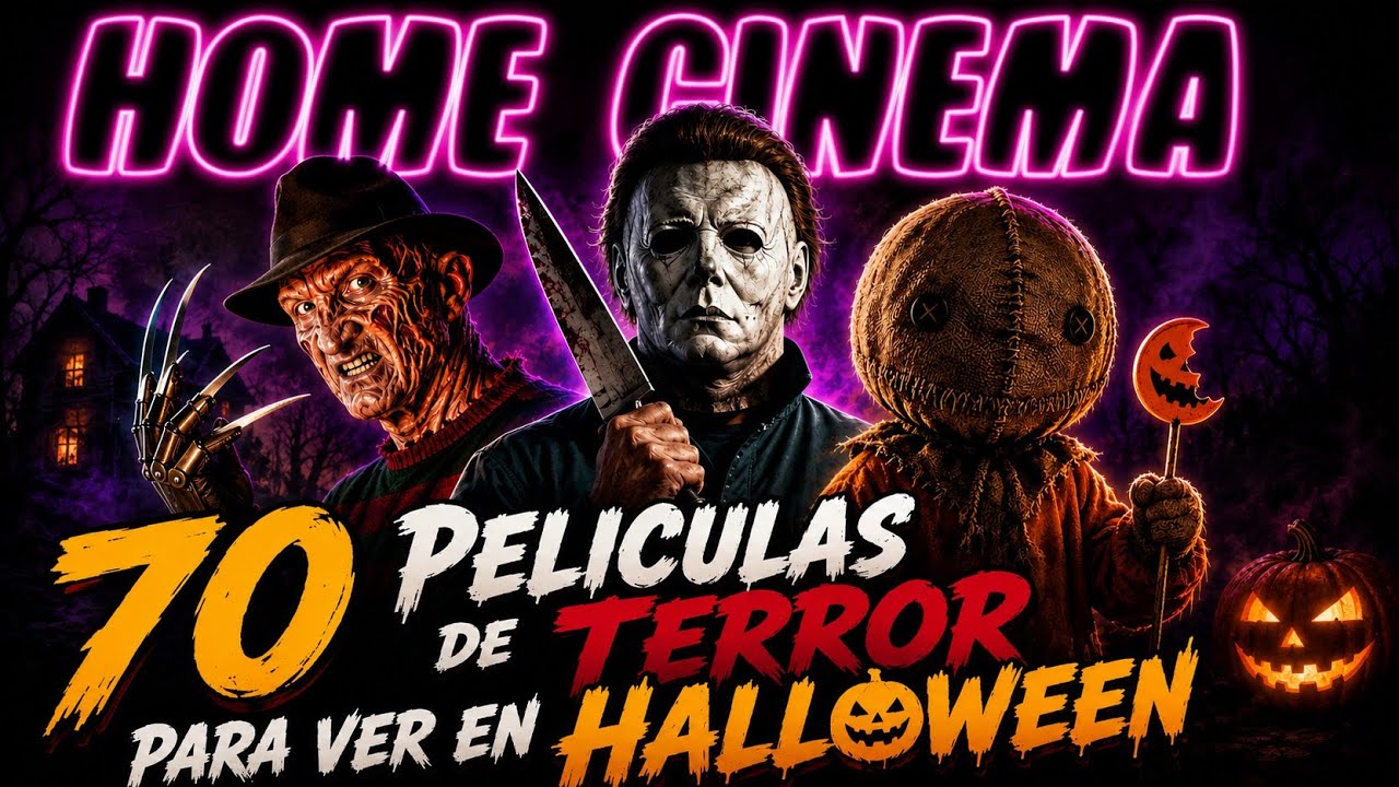 70 PELICULAS de TERROR para HALLOWEEN - HOME CINEMA Vol.03  con PACO SLASHERMAN