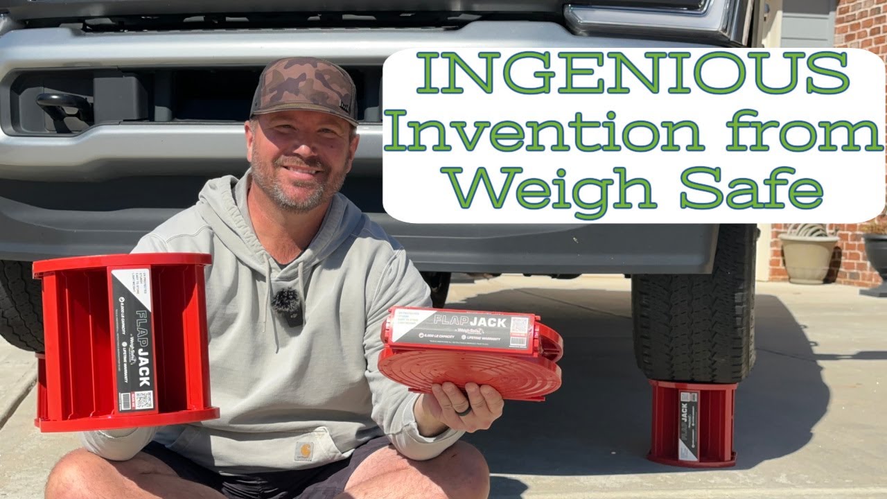 COOL Invention From Weigh Safe / 6000LB Capacity and 3X More Compact than the Competition / FLAPJACK