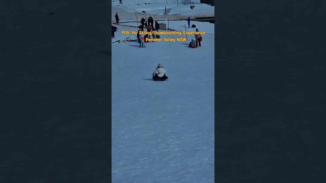 Winter in Australia #toboggan #winterholiday #wintertravel