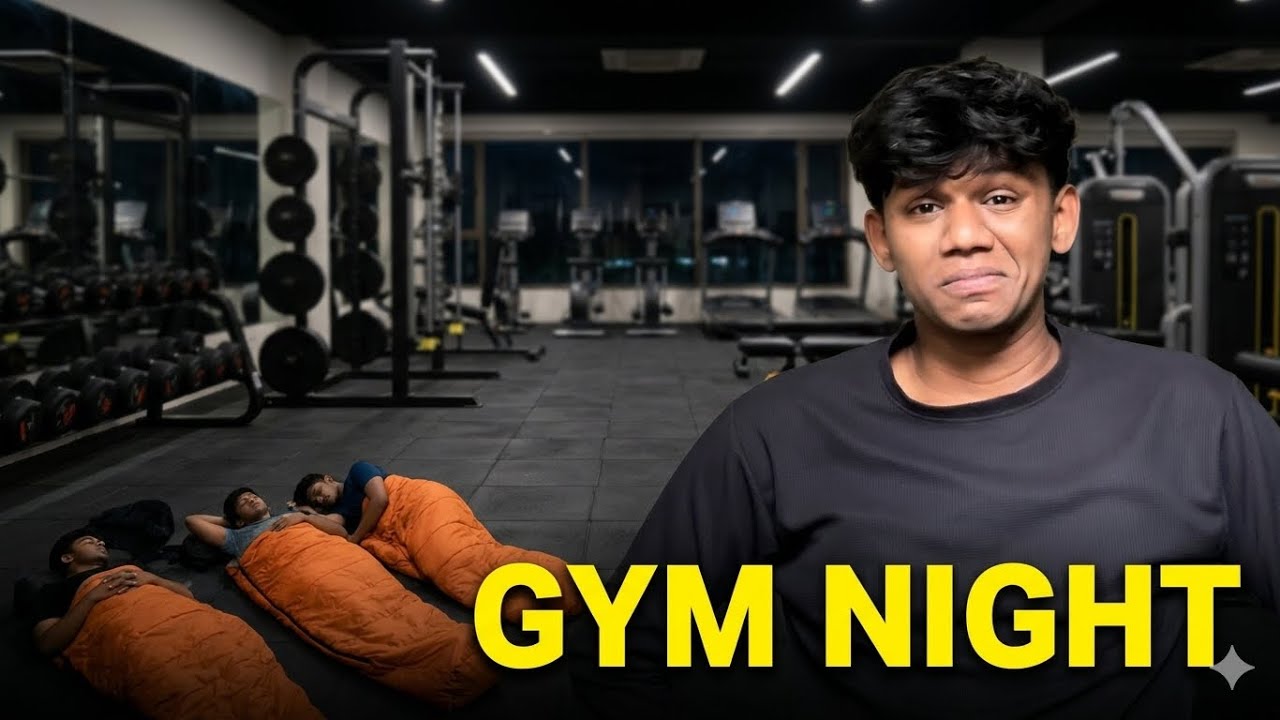 We Stayed Overnight Inside The Gym | NimeshMangle