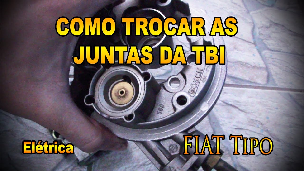 Fiat Tipo - Como trocar as juntas da TBI - Pesterenan