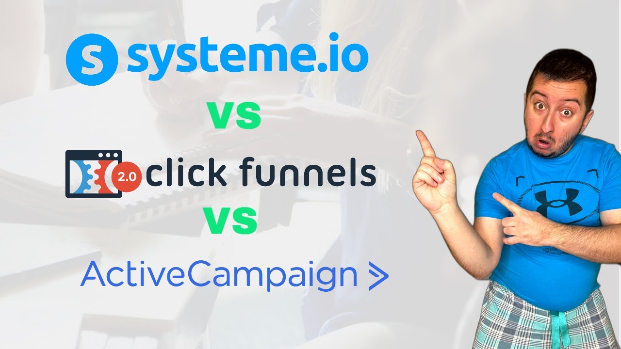 ClickFunnels vs ActiveCampaign vs Systeme.io