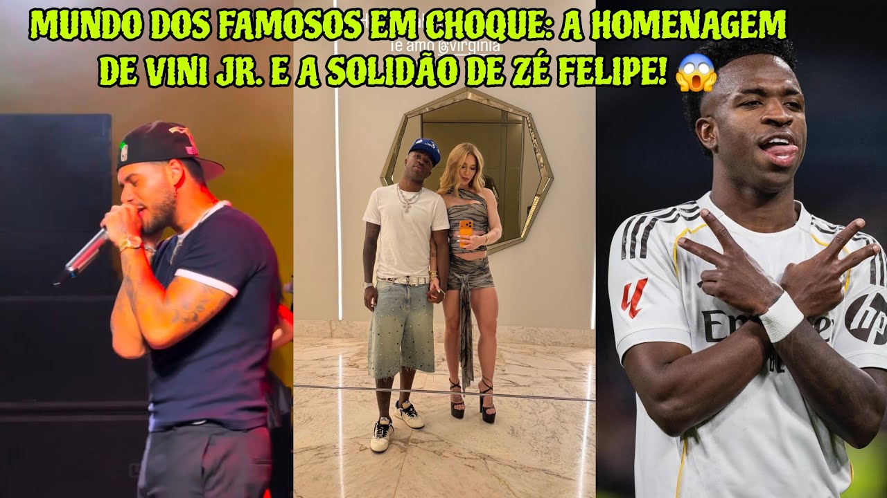 ​DO AMOR AO SOFRIMENTO!❤️VINI JR. DEDICA GOL À VIRGINIA E ZÉ FELIPE DESABAFA: 