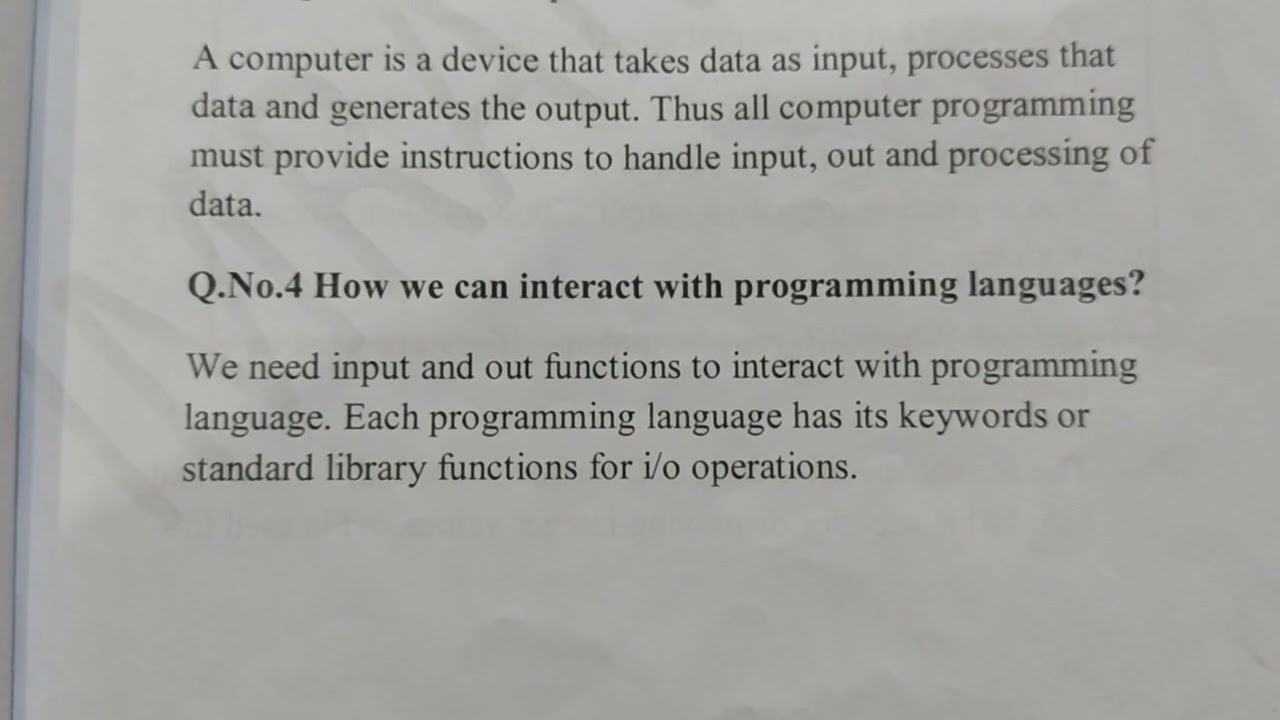 User Interaction | Chapter No 2