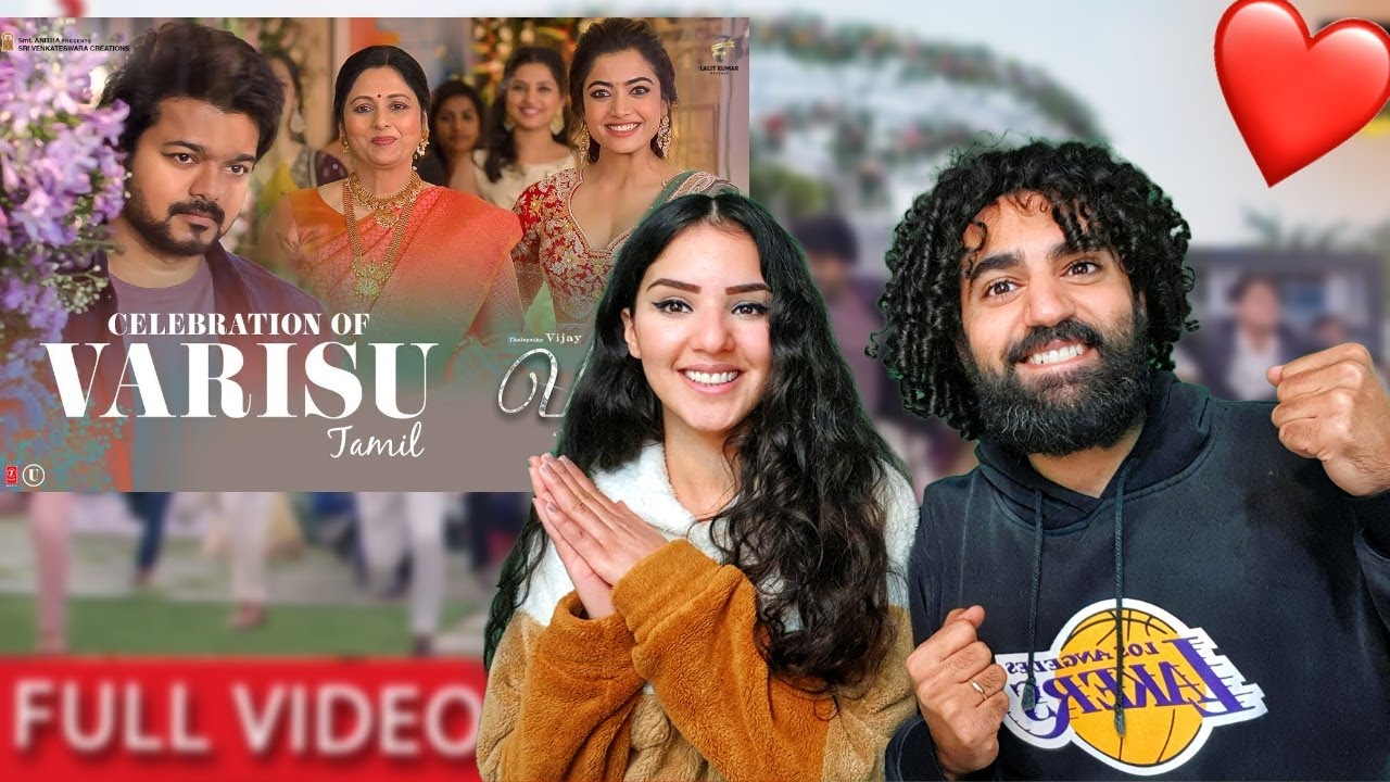 🇮🇳 REACTING TO CELEBRATION OF VARISU!! 🔥 | Varisu | Thalapathy Vijay, Rashmika Mandanna | Thaman S