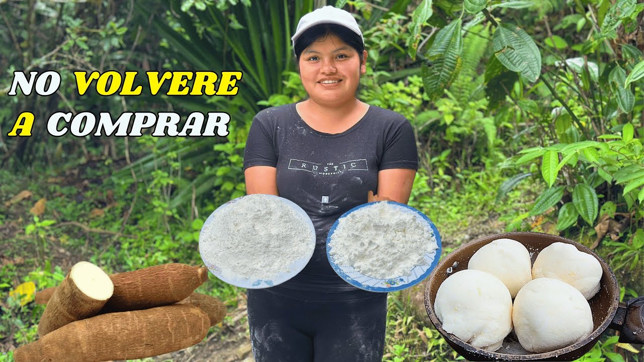 De esta manera fabricamos nuestro propio ALMIDON y HARINA de yuca en el campo - NATHALIA