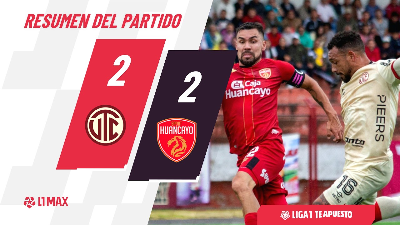UTC 2-2 Sport Huancayo: resumen EXTENDIDO del partido por la fecha 10 del Torneo Apertura 2026
