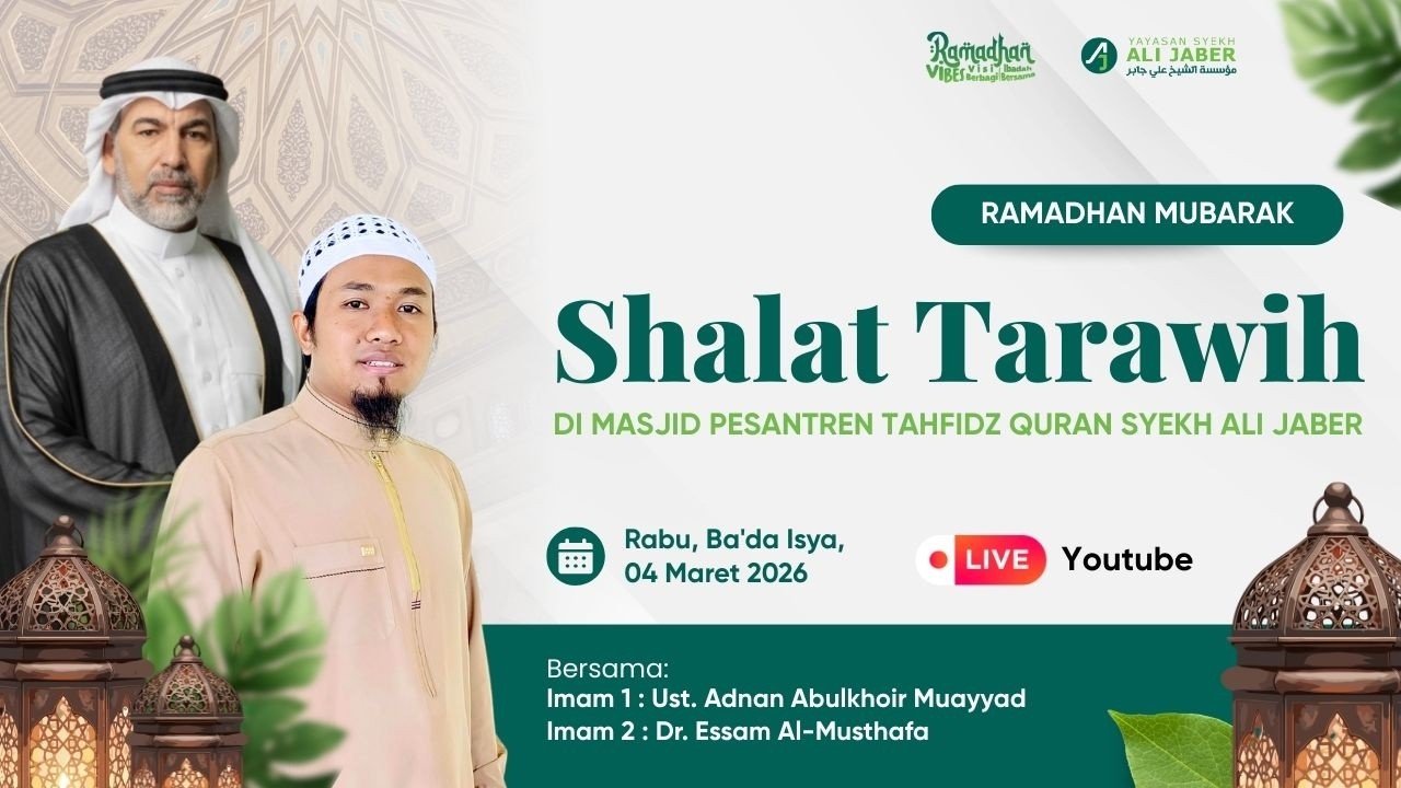 🔴 LIVE SHALAT TARAWIH // RAMADHAN MUBARAK // YAYASAN SYEKH ALI JABER