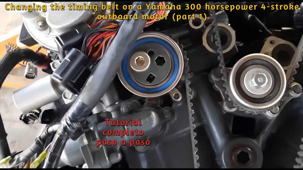 Замена ремня ГРМ на 4-тактном подвесном моторе Yamaha мощностью 300 л.с. (часть 1)