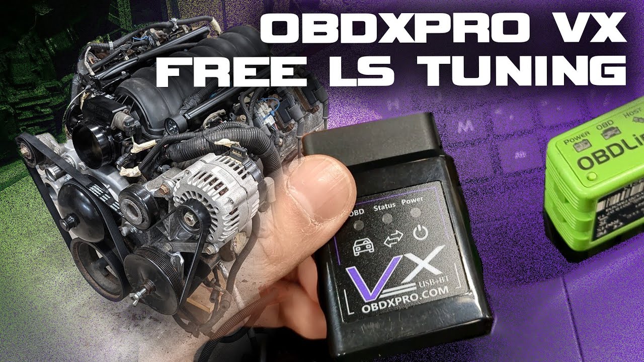 Бесплатная настройка LS с помощью новых OBDX Pro VX и LS Droid для Windows