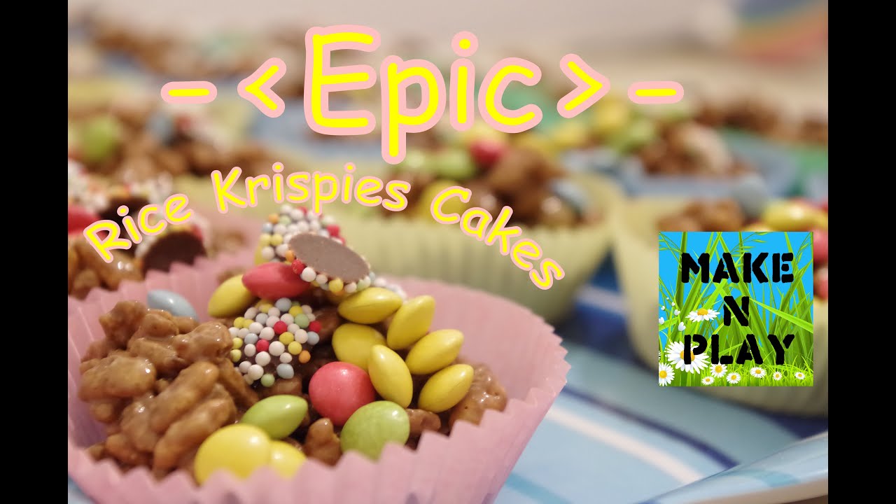 making rice crispy cakes