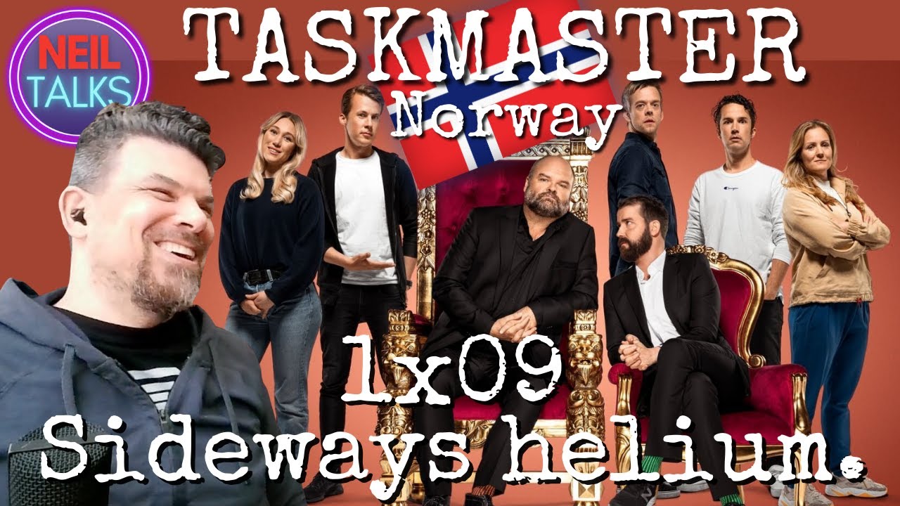 Taskmaster Norway (Kongen Befaler) 1x09 - Reaction - Owl Launch, Paint Atle, Put a thing on yer head
