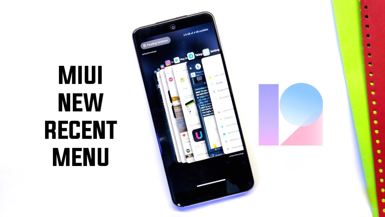 Miui 12 Upcoming Features | Miui 12 New Recent Menu | Miui 12 New Control Centre