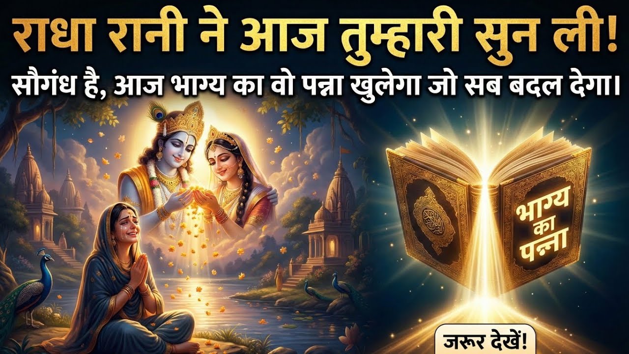 राधा रानी ने आज तुम्हारी सुन ली! सौगंध है | Radharani ka ashirwad⁩ #motivation #maa
