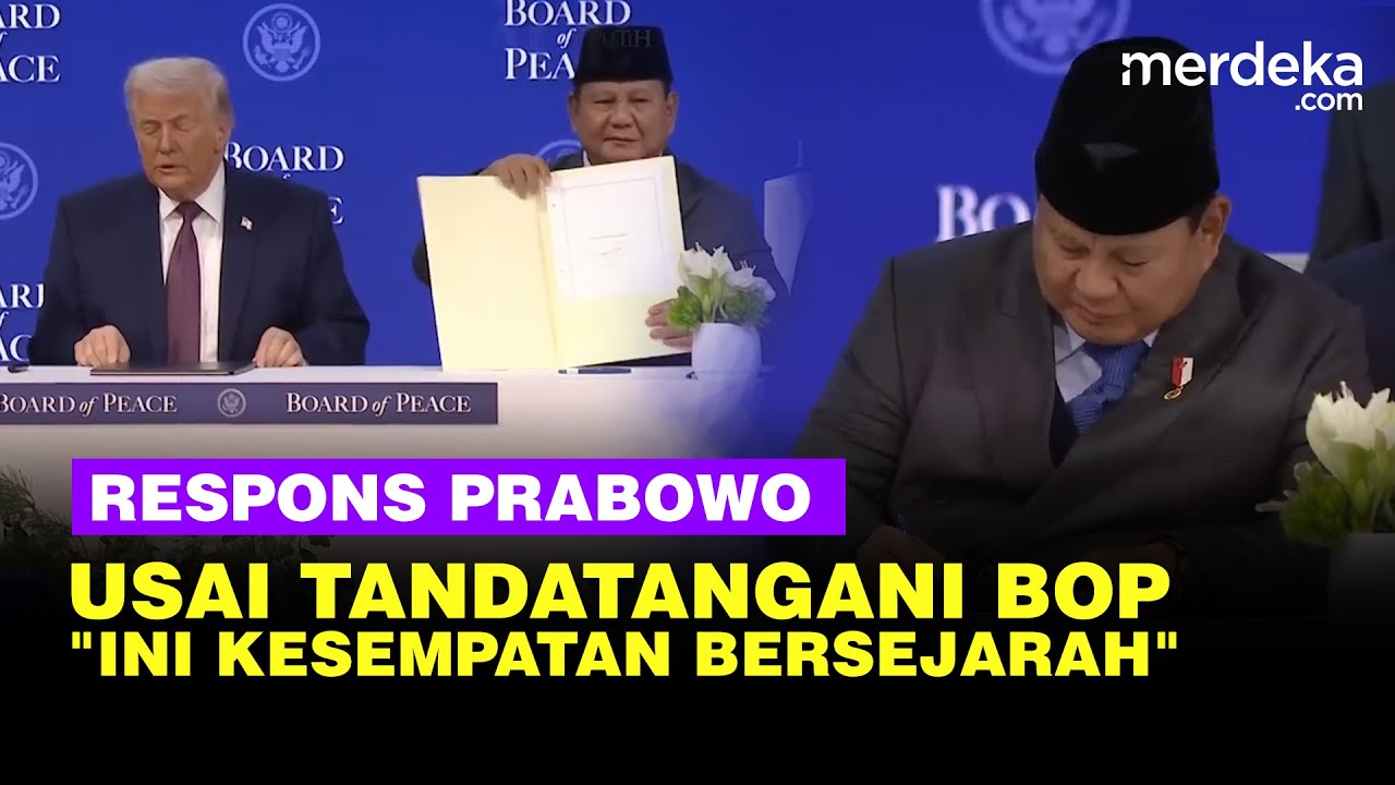 Prabowo Usai Tandatangani Board of Peace Demi Perdamaian Palestina: Kesempatan Bersejarah!