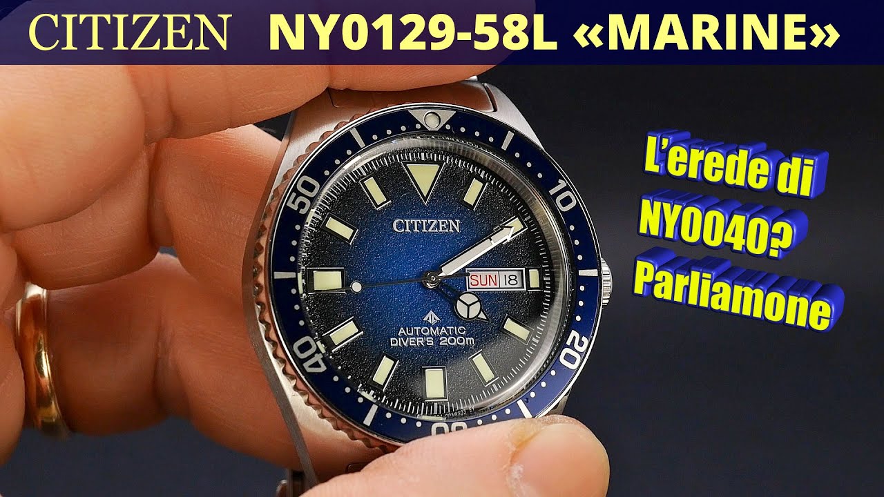 Citizen Promaster Marine NY0129-58L. E' Lui l'erede del Promaster NY0040?
