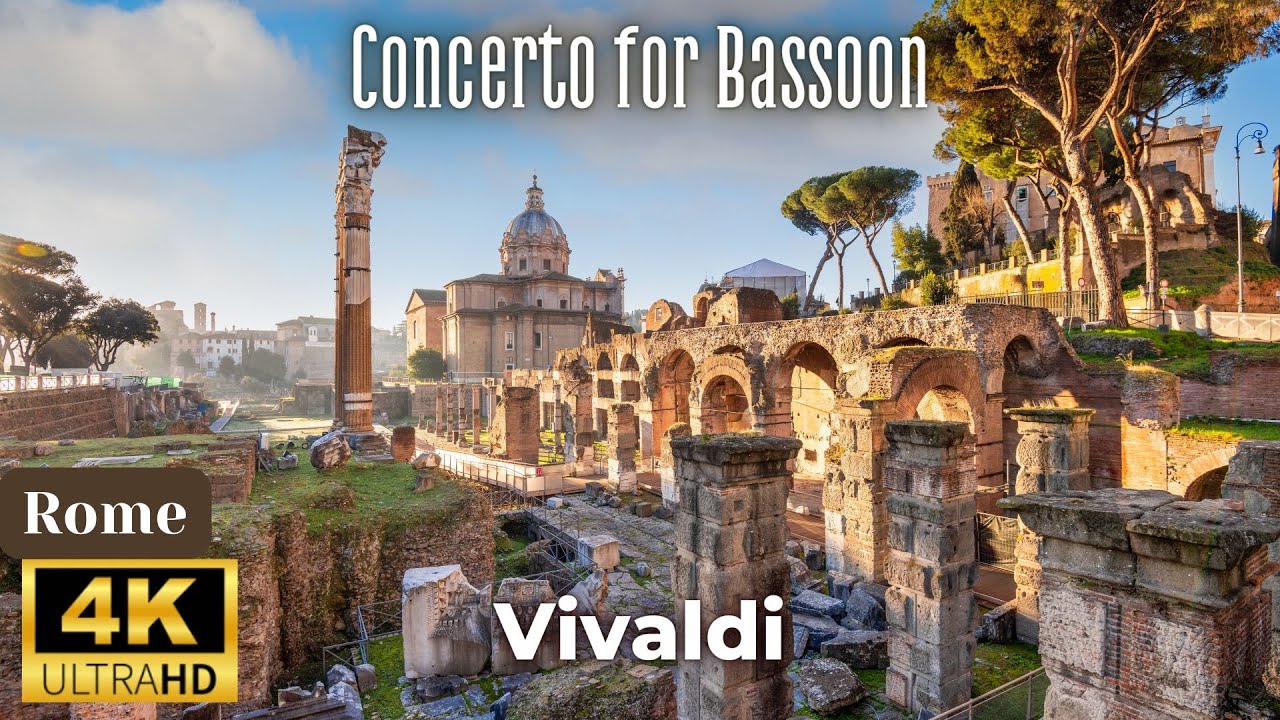 Вивальди - Концерт для фагота - (Рим 4K) RV 498 Vivaldi - Concerto for Bassoon