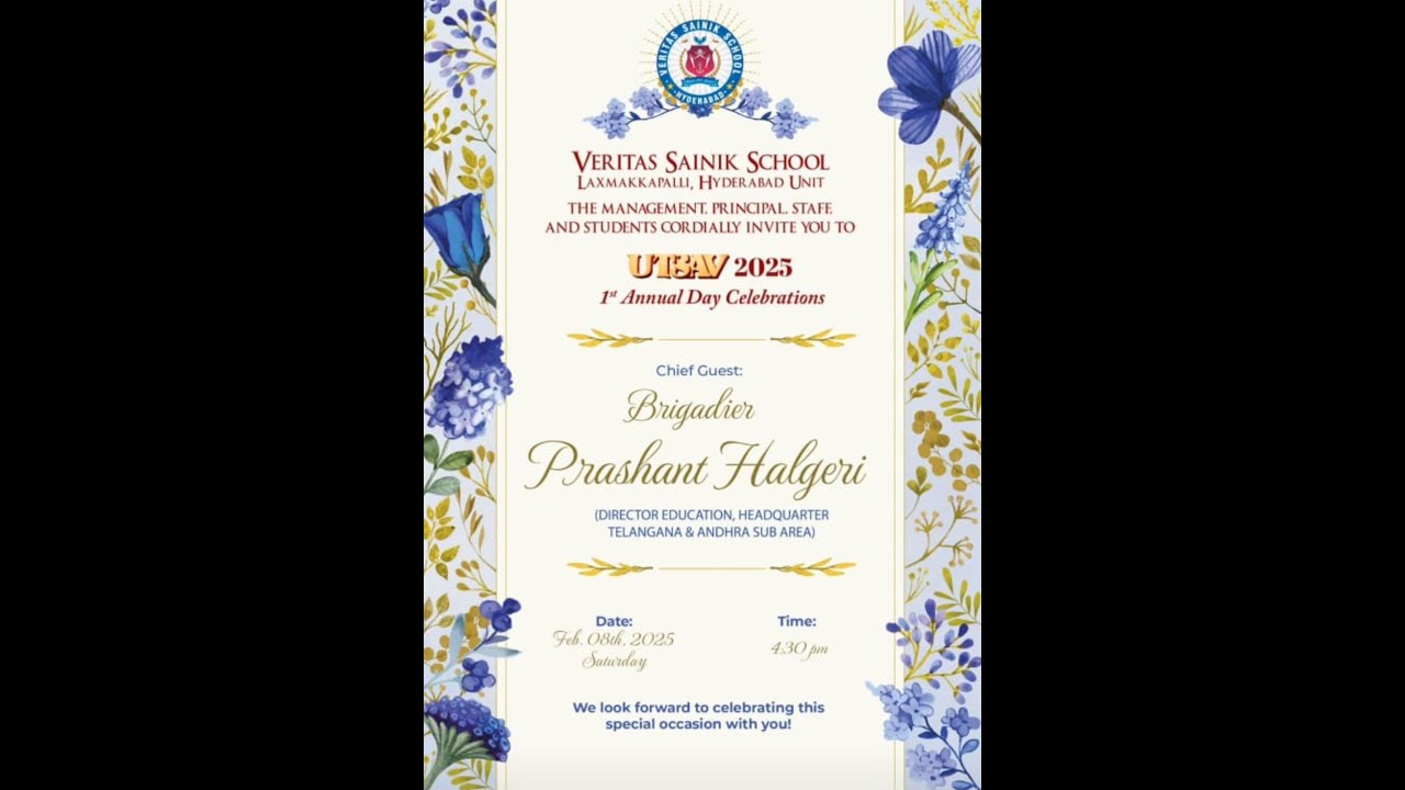Veritas Sainik School || 1st Annual Day Celebrations ||