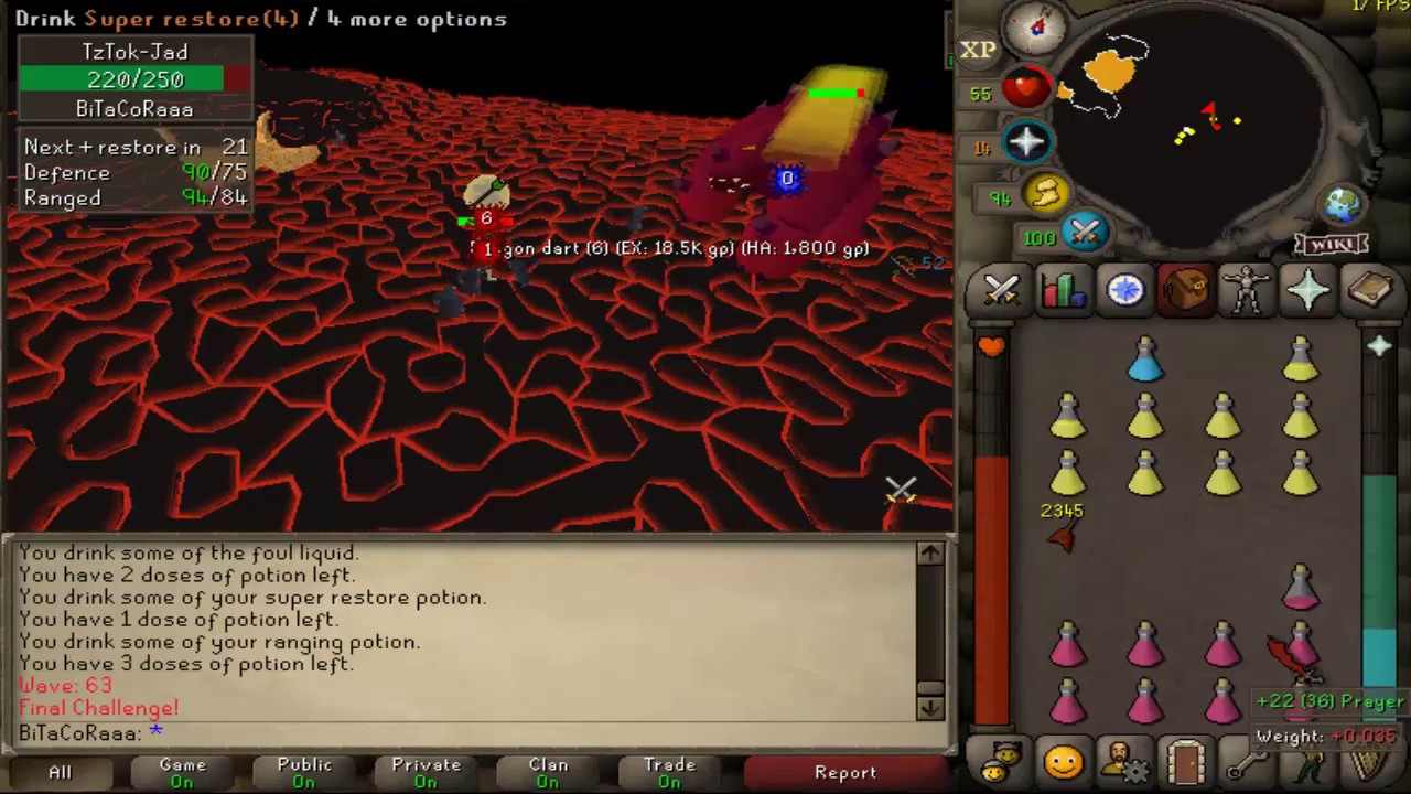 Tips para matar al Jad (Fire Cape)