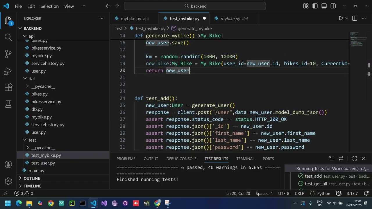 More API Tests