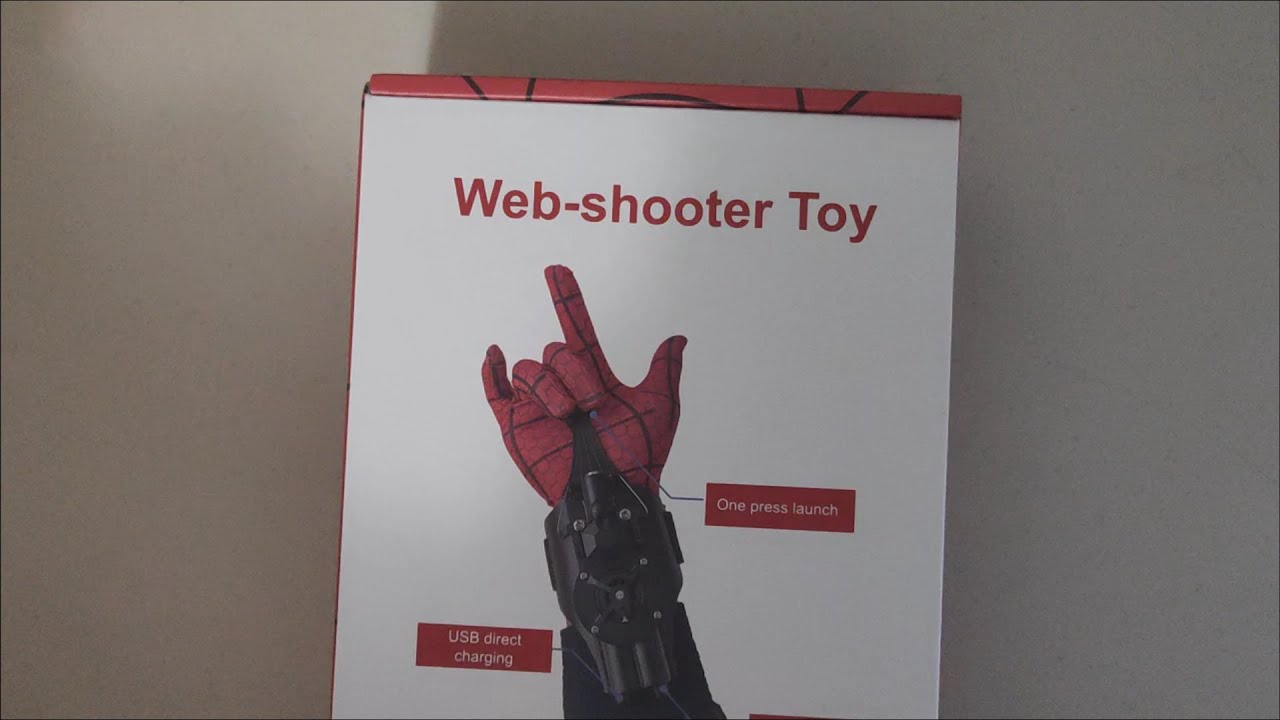 let's open web shooter toy (unboxing video)