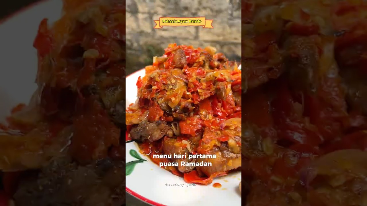 Rahasia Ayam Balado Padang!