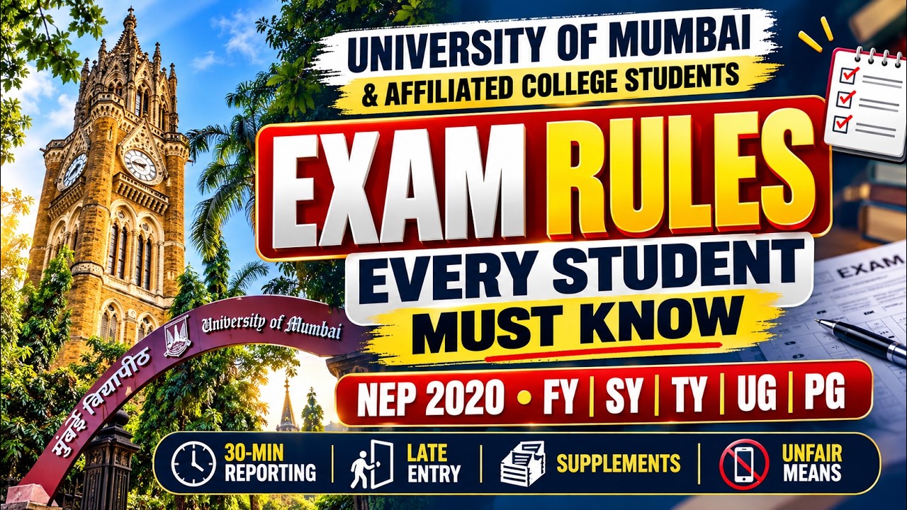 Exam Rules Every Student MUST Know Before Exam | NEP 2020 | University of Mumbai and colleges