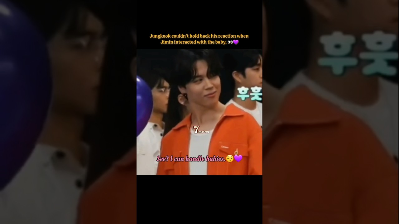 Jimin was showing Jungkook his baby skills&hellip; 💜#jikook #jimin #jungkook #bts