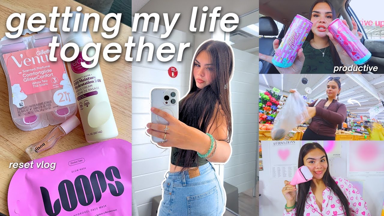 Getting My Life Together 🎀 Productive 5am Mornings, Healthy Girl Era, Cooking & Reset Vlog!