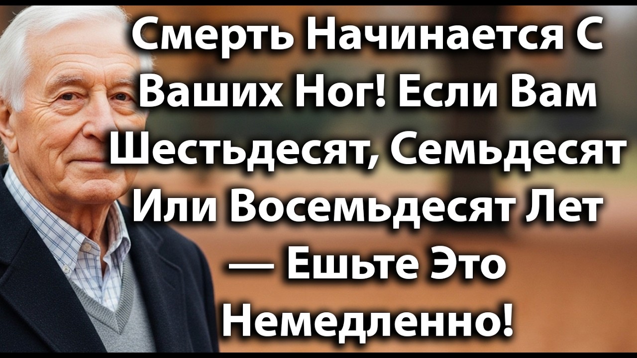 Смерть Начинается С Ног! Ешьте Это Каждый День После Шестидесяти Для Силы И Кровотока