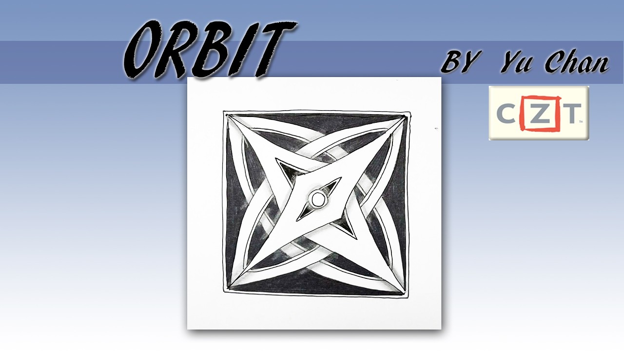 如何畫一般圖樣How to draw theTangle Pattern ORBIT