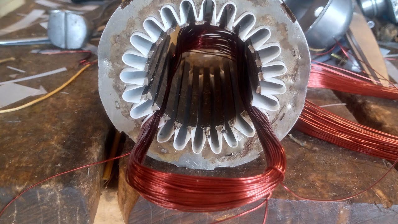 JD 050 motor rewinding. coil dalne ka asaan tarika